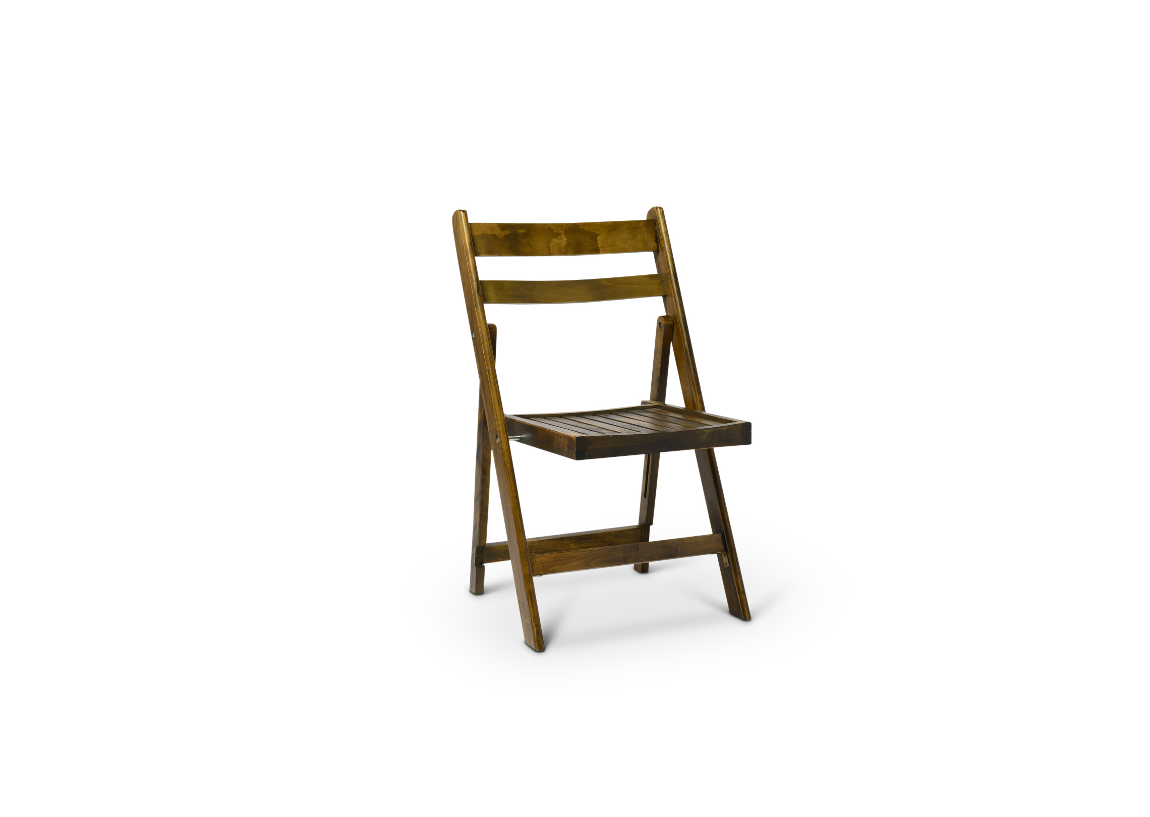 Slatted Wood Folding Chair