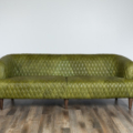 Magdelan Quilted Leather Sofa Small