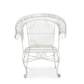 White Wire Chair Lounge 2280 1620