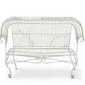 White Wire Bench Lounge 2280 1620
