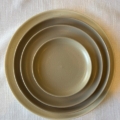 Vanilla and chestnut stoneware