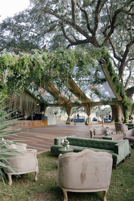 Reagan events kiawah river plank flooring open gable